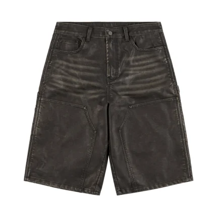 Boredom Kills Leather Short - Black