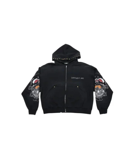 Boredom Kills BK Skull Hoodie
