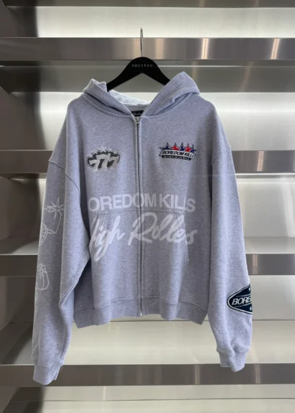 Boredom Kills | Hi Roller Hoodie "Grey"